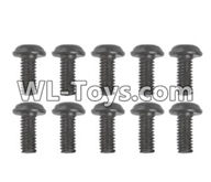 XinleHong Toys 9125 Screws-Pan head Cross recessed screws(10PCS)-2.5×6×5PWMHO Parts-LS14,XinleHong 9125 Parts