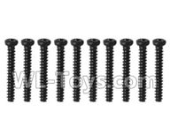 Xinlehong Toys 9130 screws-Pan head Cross recessed screws(10PCS)-2.6×20PBHO Parts-LS12,XinleHong Toys 9130 Parts