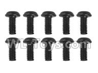 Xinlehong Toys 9130 screws-Pan head Cross recessed screws(10PCS)-2.5×6×5PWMHO Parts-LS14,XinleHong Toys 9130 Parts