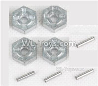 XinLeHong Toys Q902 Hexagonal round seat + Pin(Each 4pcs)-ZJ09,XinLeHong Toys Q902 Parts