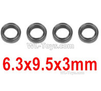 XinLeHong Toys Q902 Bearing(4pcs)-6.3X9.5X3mm-WJ09,XinLeHong Toys Q902 Parts