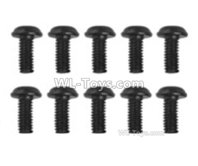 XinLeHong Toys Q902 LS14 Round head screw(10pcs)-2.5x6x5PWMHO,XinLeHong Toys Q902 Parts