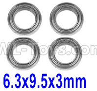 XinLeHong Toys 9145 Parts-15-WJ09 Bearing(4pcs)-6.3×9.5×3mm,XinLeHong Toys 9145 RC Car Parts,XinLeHong Toys 1/20 Parts