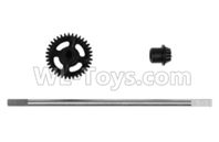 XinLeHong Toys 9145 Parts-Main drive shaft kit-45-ZJ06,XinLeHong Toys 9145 RC Car Parts,XinLeHong Toys 1/20 Parts
