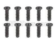 XinLeHong Toys 9145 Parts-LS09 Pan head Cross recessed screws(10PCS)-2.6×7PBHO,XinLeHong Toys 9145 RC Car Parts,XinLeHong Toys 1/20 Parts