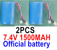 Wltoys 16800 2pcs 1500mah Battery Packs, The price is Cheaper. 1454 1/16 8ch Wl-Model Wltoys 16800 RC Excavator Parts Accessories