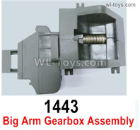 Wltoys 16800 Big Arm gear box assembly. 1443 1/16 8ch Wl-Model Wltoys 16800 RC Excavator Parts Accessories