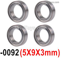 Wltoys 16800 Ball Bearings. 5x9x3mm. 12428.0092. Total 4pcs. 1/16 8ch Wl-Model Wltoys 16800 RC Excavator Parts Accessories