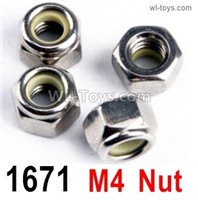 Wltoys 16800 M4 Lock nut. 1671. Total 4pcs. 1/16 8ch Wl-Model Wltoys 16800 RC Excavator Parts Accessories