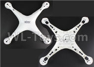 SJRC S70W Spare Parts-01 Upper and Bottom shell cover-White,SJR/C S70W RC Racing Drone Parts,SJ S70W RC Quadcopter Spare parts,SJRC S70W RC Drone parts