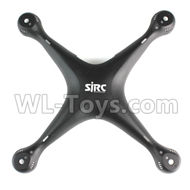 SJRC S70W Spare Parts-05 Upper shell cover-Black,SJR/C S70W RC Racing Drone Parts,SJ S70W RC Quadcopter Spare parts,SJRC S70W RC Drone parts