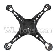 SJRC S70W Spare Parts-06 The bottom shell cover-Black,SJR/C S70W RC Racing Drone Parts,SJ S70W RC Quadcopter Spare parts,SJRC S70W RC Drone parts