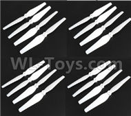 SJRC S70W Spare Parts-07-02 Main Rotor blades,Propellers(16pcs)-White,SJR/C S70W RC Racing Drone Parts,SJ S70W RC Quadcopter Spare parts,SJRC S70W RC Drone parts