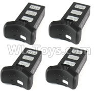 SJRC S70W Spare Parts-11-03 Battery(4pcs)-Black,SJR/C S70W RC Racing Drone Parts,SJ S70W RC Quadcopter Spare parts,SJRC S70W RC Drone parts