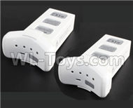 SJRC S70W Spare Parts-12-02 Battery(2pcs)-White,SJR/C S70W RC Racing Drone Parts,SJ S70W RC Quadcopter Spare parts,SJRC S70W RC Drone parts