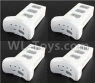 SJRC S70W Spare Parts-12-03 Battery(4pcs)-White,SJR/C S70W RC Racing Drone Parts,SJ S70W RC Quadcopter Spare parts,SJRC S70W RC Drone parts