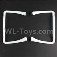 SJRC S70W Spare Parts-17-02 Landing skid(2pcs)-White,SJR/C S70W RC Racing Drone Parts,SJ S70W RC Quadcopter Spare parts,SJRC S70W RC Drone parts