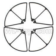 SJRC S70W Spare Parts-25-01 Outer protect frame(4pcs)-Black,SJR/C S70W RC Racing Drone Parts,SJ S70W RC Quadcopter Spare parts,SJRC S70W RC Drone parts