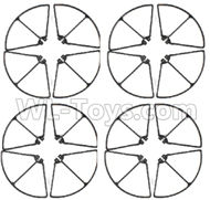 SJRC S70W Spare Parts-25-02 Outer protect frame(16pcs)-Black,SJR/C S70W RC Racing Drone Parts,SJ S70W RC Quadcopter Spare parts,SJRC S70W RC Drone parts