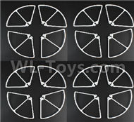 SJRC S70W Spare Parts-26-02 Outer protect frame(16pcs)-White,SJR/C S70W RC Racing Drone Parts,SJ S70W RC Quadcopter Spare parts,SJRC S70W RC Drone parts