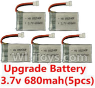 SYMA X5S X5SW X5SC Parts-25 Upgrade 3.7v 680mah battery(5pcs) For SYMA X5S X5SC X5SC Quadcopter UFO parts