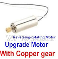 SYMA X5S X5SW X5SC Parts-41 Reversing-rotating Motor with Black and white wire(1pcs)-With Copper gear For SYMA X5S X5SC X5SC Quadcopter UFO parts