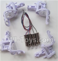 SYMA X5S X5SW X5SC Parts-53 Motor unit(4pcs) & Main motor(4pcs) For SYMA X5S X5SC X5SC Quadcopter UFO parts
