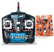 SongYang Toys X10 Parts-28 Transmitter & Circuit board For the SY X10 UFO X-10 RC Quadcopter