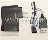 SongYang toys X12 Parts-20 USB-TO-Socket conversion plug & USB Charger For the SY X12 UFO X-12 RC Quadcopter