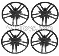 SongYang toys X13 Parts-28 Small wheel(4pcs) For the SY X13 UFO X-13 RC Quadcopter