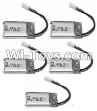SongYang toys X16 Parts-15 Official 3.7v 300mah battery(5pcs) For the SY X16 UFO X-16 RC Quadcopter