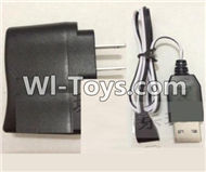 SongYang toys X16 Parts-20 USB-TO-Socket conversion plug & USB Charger For the SY X16 UFO X-16 RC Quadcopter