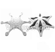 SongYang toy X17 Parts-03 Upper and Bottom shell cover,Bottom canopy For the SY X17 UFO X-17 RC Quadcopter