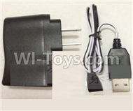 SongYang toys X18 Parts-20 USB-TO-Socket conversion plug & USB Charger For the SY X18 UFO X-18 RC Quadcopter