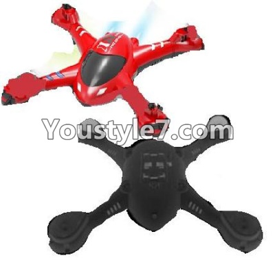 SongYang toys X22 Parts-01 Upper and Bottom shell cover,Upper canopy-Red For the SY X22 UFO X-22 RC Quadcopter
