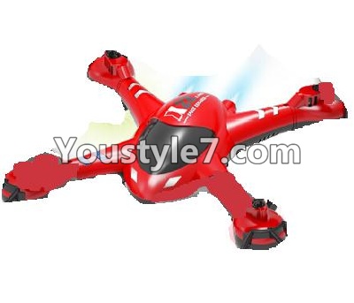 SongYang toys X22 Parts-02 Upper shell cover,Upper canopy-Red For the SY X22 UFO X-22 RC Quadcopter