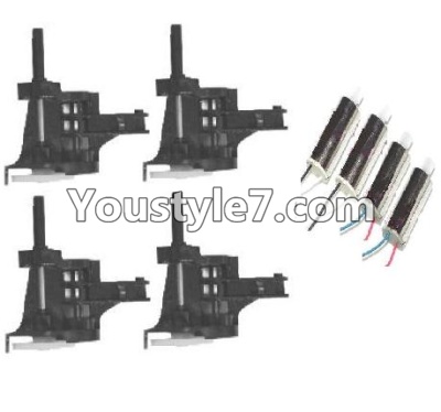 SongYang toys X22 Parts-11 Motor seat unit(4pcs) & Main motor(4pcs) For the SY X22 UFO X-22 RC Quadcopter