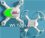 SongYang Toys X23 Spare Parts-02 Upper and Bottom shell cover-Green,SongYang Toys X23 RC Drone Quadcopter Spare Parts,SY X23 RC Drone Replacement Accessories