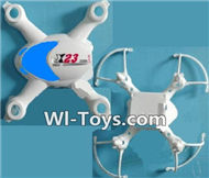 SongYang Toys X23 Spare Parts-03 Upper and Bottom shell cover-Blue,SongYang Toys X23 RC Drone Quadcopter Spare Parts,SY X23 RC Drone Replacement Accessories