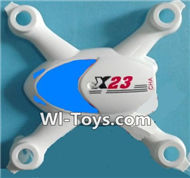 SongYang Toys X23 Spare Parts-04 Upper shell cover-Blue,SongYang Toys X23 RC Drone Quadcopter Spare Parts,SY X23 RC Drone Replacement Accessories