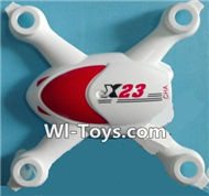 SongYang Toys X23 Spare Parts-06 Upper shell cover-Red,SongYang Toys X23 RC Drone Quadcopter Spare Parts,SY X23 RC Drone Replacement Accessories
