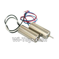 SongYang Toys X23 Spare Parts-16 rotating Motor with red and blue wire(1pcs-CW) & Reversing-rotating Motor with black and white wire(1pcs-CCW),SongYang Toys X23 RC Drone Quadcopter Spare Parts,SY X23 RC Drone Replacement Accessories