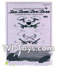 SongYang Toys X23 Spare Parts-30 English Manual,SongYang Toys X23 RC Drone Quadcopter Spare Parts,SY X23 RC Drone Replacement Accessories