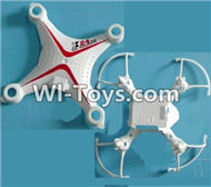 SongYang Toys X24 Spare Parts-01 Upper and Bottom shell cover-Red,SY X24 RC Quadcopter Spare parts Accessories,SongYang Toys X24 RC Drone Replacement Parts
