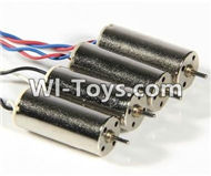 SongYang Toys X24 Spare Parts-13 rotating Motor with red and blue wire(4pcs-CW) & Reversing-rotating Motor with black and white wire(4pcs-CCW),SY X24 RC Quadcopter Spare parts Accessories,SongYang Toys X24 RC Drone Replacement Parts