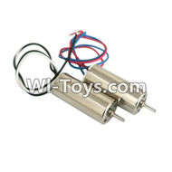 SongYang Toys X24 Spare Parts-14 rotating Motor with red and blue wire(1pcs-CW) & Reversing-rotating Motor with black and white wire(1pcs-CCW),SY X24 RC Quadcopter Spare parts Accessories,SongYang Toys X24 RC Drone Replacement Parts
