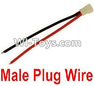 SongYang Toys X24 Spare Parts-26 Male Plug Wire for the Battery(1pcs),SY X24 RC Quadcopter Spare parts Accessories,SongYang Toys X24 RC Drone Replacement Parts