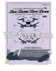 SongYang Toys X24 Spare Parts-28 English Manual,SY X24 RC Quadcopter Spare parts Accessories,SongYang Toys X24 RC Drone Replacement Parts
