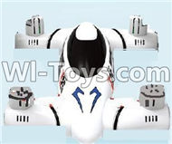 SongYang toys X25 Parts-02 Upper shell cover,Upper canopy For the SY X25 UFO X-25 RC Quadcopter