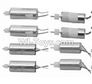SongYang toys X25 Parts-11 Rotating Motor and Reversing-Rotating motor(4pcs) & The side motor for the Front and Rear wheel(4pcs) For the SY X25 UFO X-25 RC Quadcopter